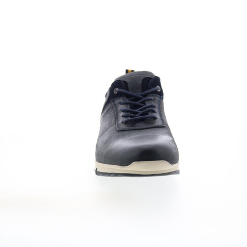 English Laundry Tyler EL2524L Mens Blue Leather Lifestyle Sneakers Shoes