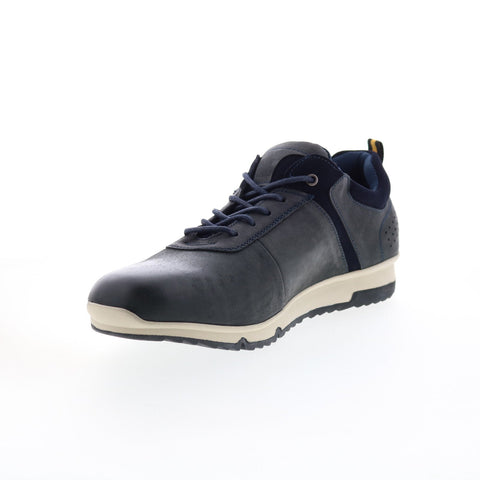 English Laundry Tyler EL2524L Mens Blue Leather Lifestyle Sneakers Shoes