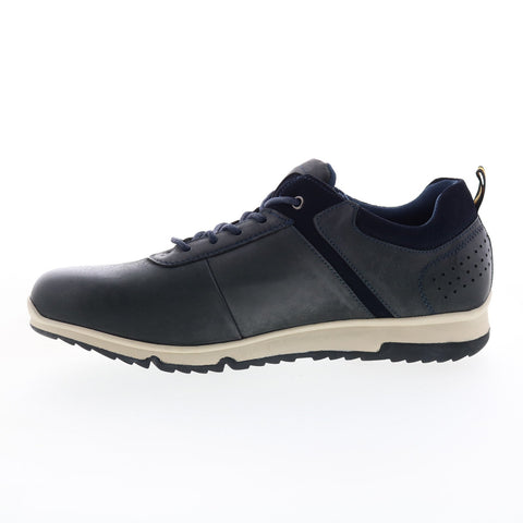 English Laundry Tyler EL2524L Mens Blue Leather Lifestyle Sneakers Shoes