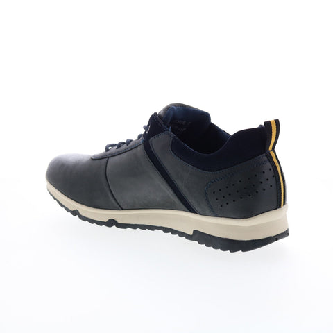 English Laundry Tyler EL2524L Mens Blue Leather Lifestyle Sneakers Shoes