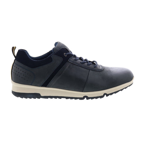 English Laundry Tyler EL2524L Mens Blue Leather Lifestyle Sneakers Shoes