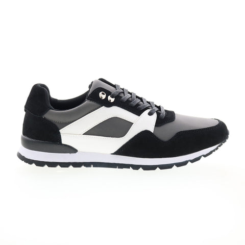 English Laundry Delvin EL2529L Mens Black Suede Lifestyle Sneakers Shoes
