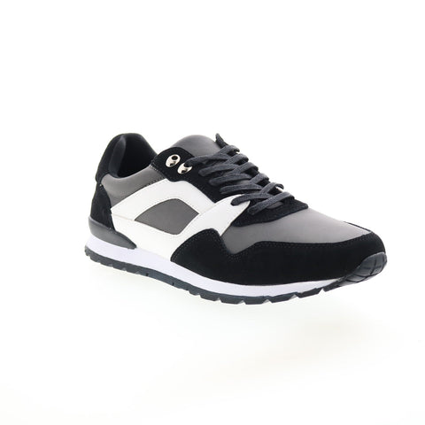 English Laundry Delvin EL2529L Mens Black Suede Lifestyle Sneakers Shoes