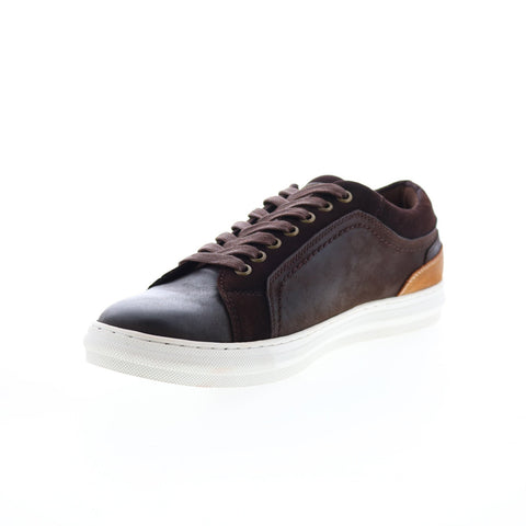 English Laundry Weaver EL2557L Mens Brown Leather Lifestyle Sneakers Shoes