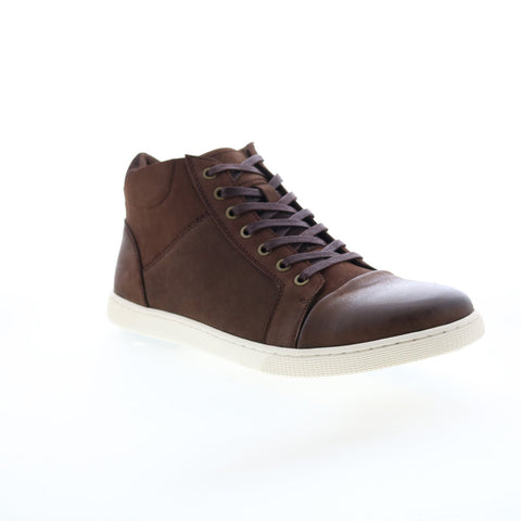 English Laundry Jameson EL2585H Mens Brown Leather Lifestyle Sneakers Shoes
