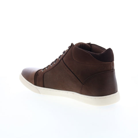English Laundry Jameson EL2585H Mens Brown Leather Lifestyle Sneakers Shoes