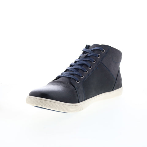 English Laundry Jameson EL2585H Mens Blue Leather Lifestyle Sneakers Shoes