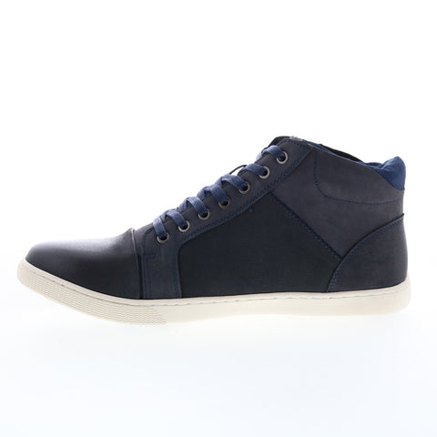 English Laundry Jameson EL2585H Mens Blue Leather Lifestyle Sneakers Shoes