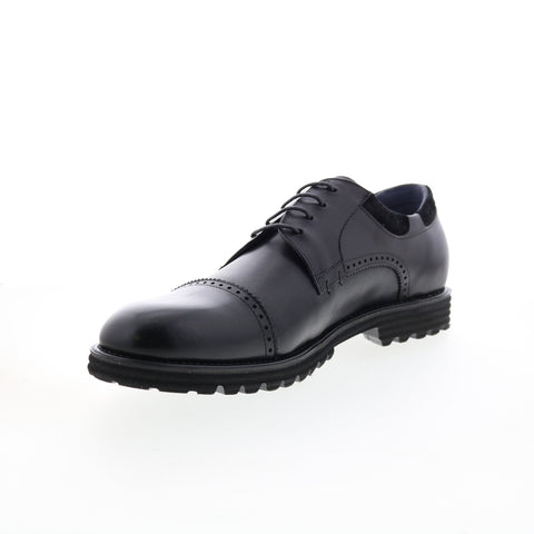 English Laundry Dean EL2602C Mens Black Oxfords & Lace Ups Cap Toe Shoes