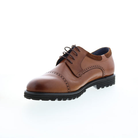 English Laundry Dean EL2602C Mens Brown Oxfords & Lace Ups Cap Toe Shoes