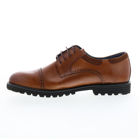 English Laundry Dean EL2602C Mens Brown Oxfords & Lace Ups Cap Toe Shoes