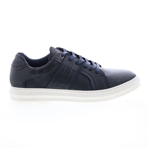 English Laundry Vance EL2605L Mens Blue Leather Lifestyle Sneakers Shoes