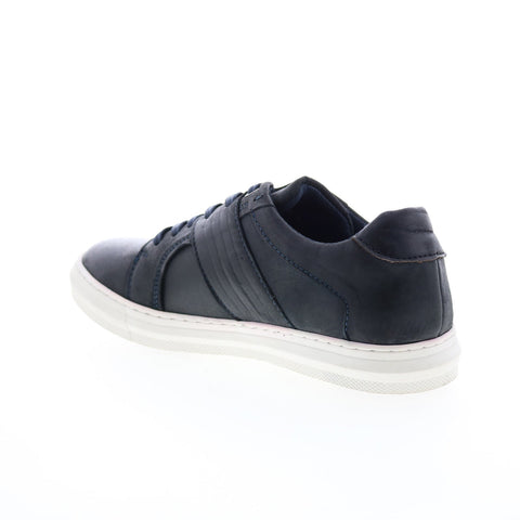 English Laundry Vance EL2605L Mens Blue Leather Lifestyle Sneakers Shoes