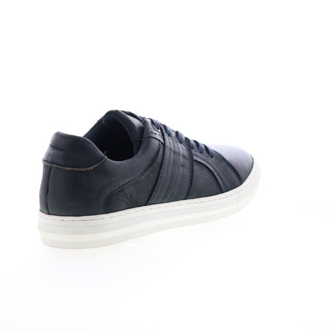 English Laundry Vance EL2605L Mens Blue Leather Lifestyle Sneakers Shoes