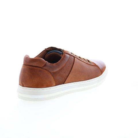 English Laundry Harley EL2606L Mens Brown Leather Lifestyle Sneakers Shoes