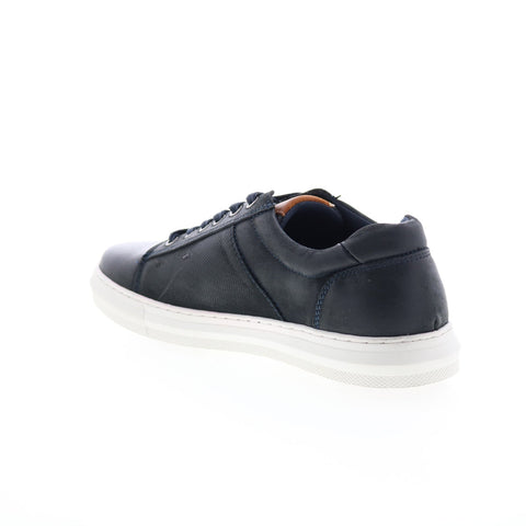 English Laundry Harley EL2606L Mens Blue Leather Lifestyle Sneakers Shoes
