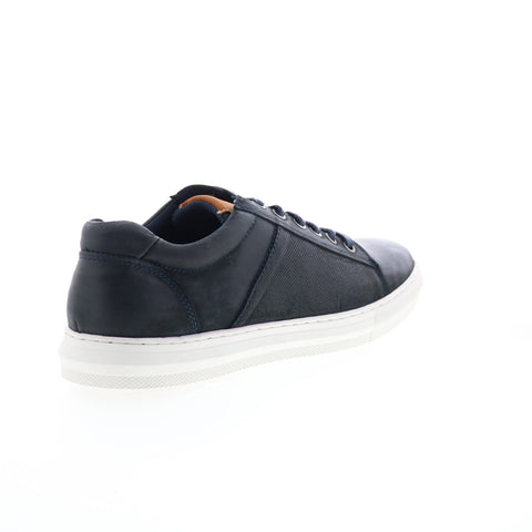 English Laundry Harley EL2606L Mens Blue Leather Lifestyle Sneakers Shoes
