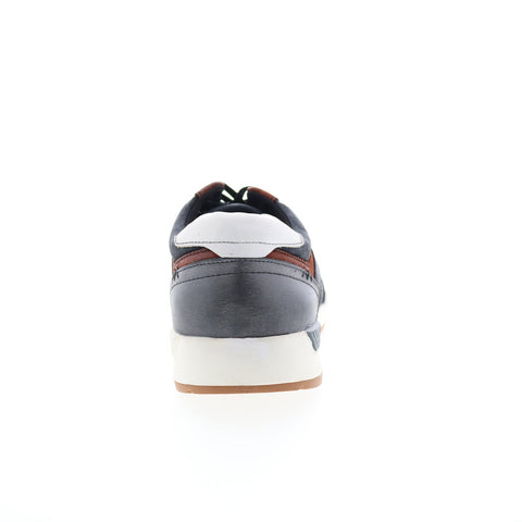 English Laundry Ezra EL2624L Mens Black Leather Lifestyle Sneakers Shoes