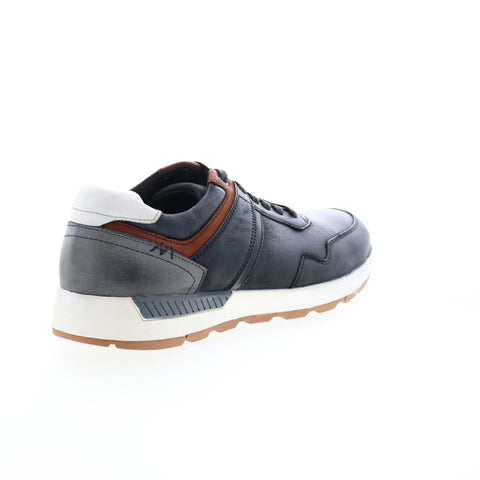 English Laundry Ezra EL2624L Mens Black Leather Lifestyle Sneakers Shoes