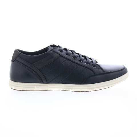 English Laundry Todd EL2636L Mens Black Leather Lifestyle Sneakers Shoes