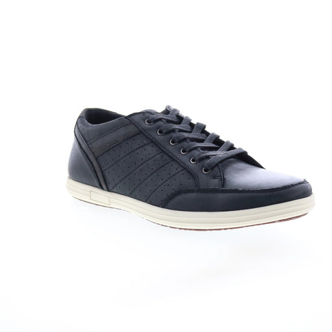 English Laundry Todd EL2636L Mens Black Leather Lifestyle Sneakers Shoes