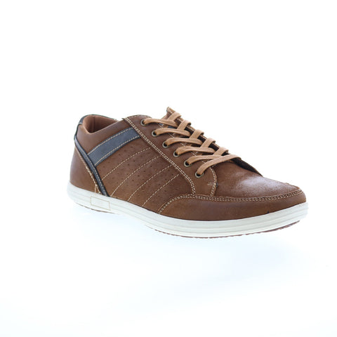 English Laundry Todd EL2636L Mens Brown Leather Lifestyle Sneakers Shoes