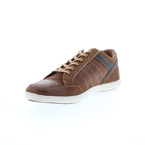 English Laundry Todd EL2636L Mens Brown Leather Lifestyle Sneakers Shoes
