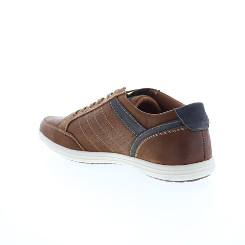 English Laundry Todd EL2636L Mens Brown Leather Lifestyle Sneakers Shoes