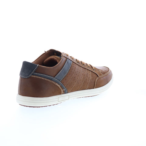 English Laundry Todd EL2636L Mens Brown Leather Lifestyle Sneakers Shoes