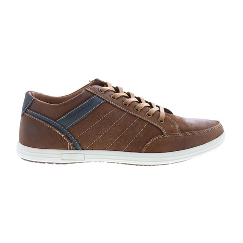 English Laundry Todd EL2636L Mens Brown Leather Lifestyle Sneakers Shoes