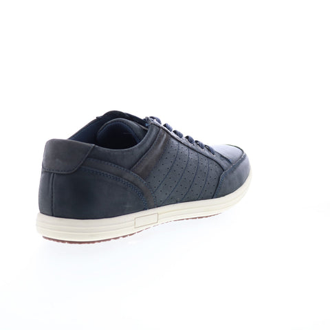 English Laundry Todd EL2636L Mens Blue Leather Lifestyle Sneakers Shoes