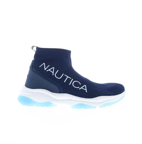 Nautica Bowen EL2682 Mens Blue Mesh Slip On Lifestyle Sneakers Shoes