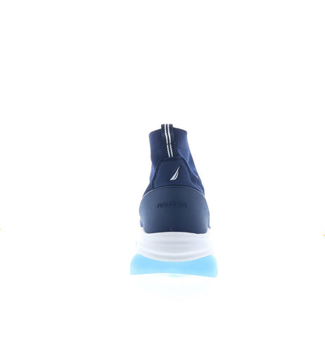 Nautica Bowen EL2682 Mens Blue Mesh Slip On Lifestyle Sneakers Shoes