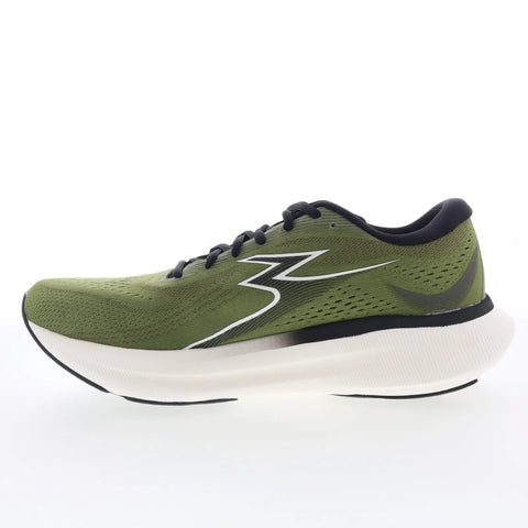 361 Degrees Eleos Y2427-7900 Mens Green Canvas Athletic Running Shoes 