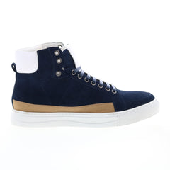 English Laundry Highfield ELH2030 Mens Blue Leather Lifestyle Sneakers Shoes
