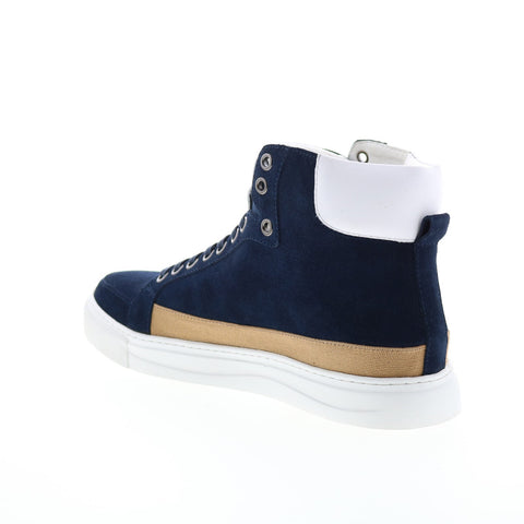 English Laundry Highfield ELH2030 Mens Blue Leather Lifestyle Sneakers Shoes