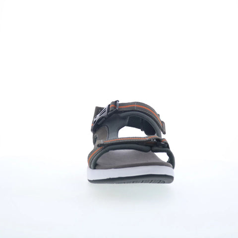 Propet Eli MSV031N Mens Gray Mesh Strap Sport Sandals Shoes