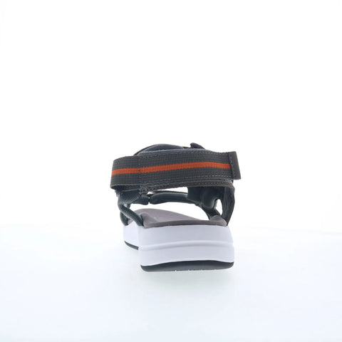 Propet Eli MSV031N Mens Gray Mesh Strap Sport Sandals Shoes