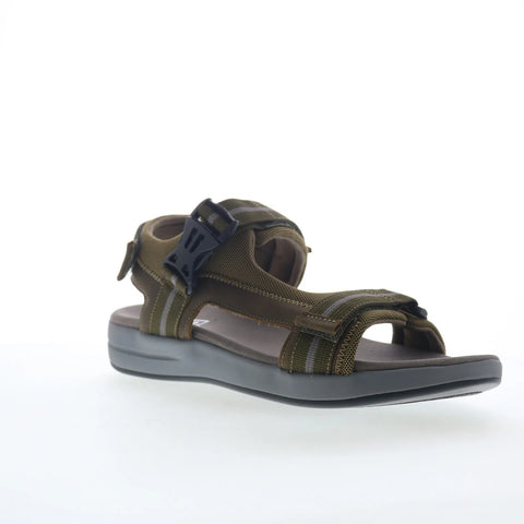 Propet Eli MSV031N Mens Green Mesh Strap Sport Sandals Shoes