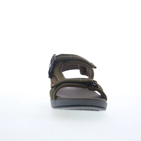 Propet Eli MSV031N Mens Green Mesh Strap Sport Sandals Shoes