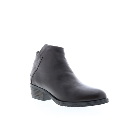 Bos. & Co. Elite Womens Brown Leather Zipper Ankle & Booties Boots