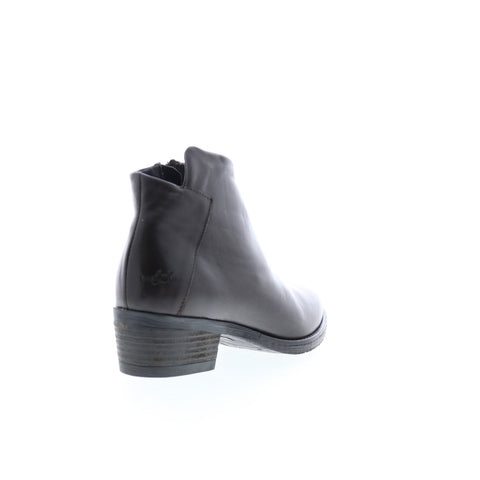 Bos. & Co. Elite Womens Brown Leather Zipper Ankle & Booties Boots
