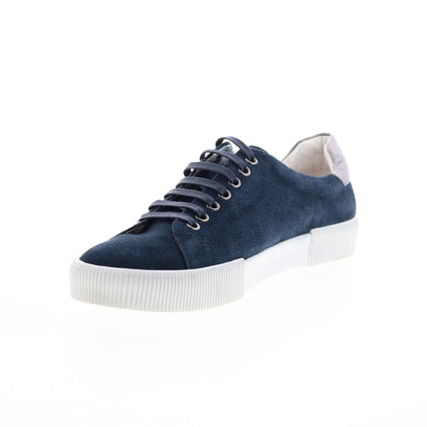 English Laundry Jayden ELL2167 Mens Blue Suede Lifestyle Sneakers Shoes