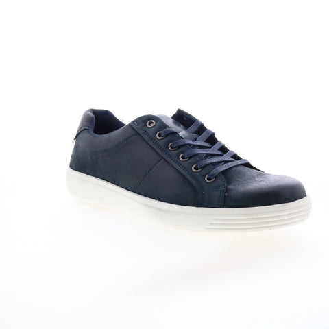 English Laundry Harley ELL2199 Mens Blue Leather Lifestyle Sneakers Shoes