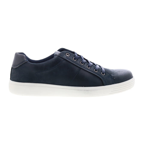 English Laundry Harley ELL2199 Mens Blue Leather Lifestyle Sneakers Shoes