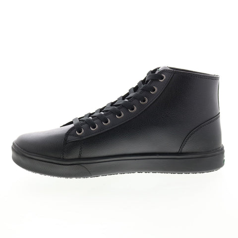 Emeril Lagasse Read ELMREADWL-001 Mens Black Wide Leather Athletic Work Shoes
