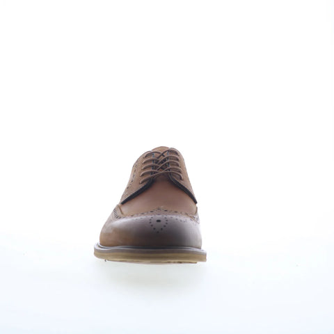 Steve Madden Elmsford Mens Brown Oxfords & Lace Ups Wingtip & Brogue Shoes