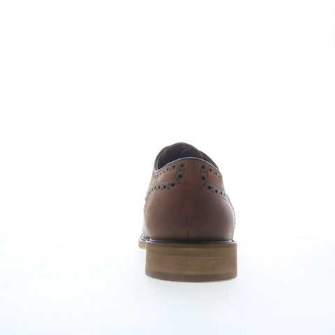 Steve Madden Elmsford Mens Brown Oxfords & Lace Ups Wingtip & Brogue Shoes