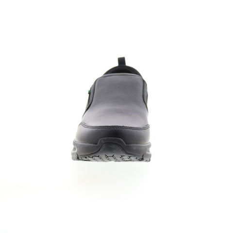 Emeril Lagasse Quarter Slip On Tumbled Womens Black Athletic Work Shoes