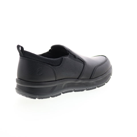 Emeril Lagasse Quarter Slip On Tumbled Womens Black Athletic Work Shoes
